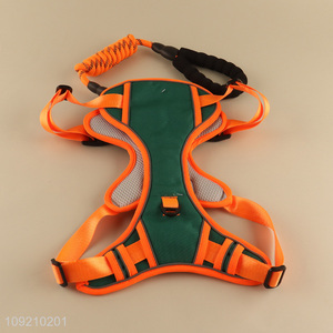 Factory Supply No Pull Breathable Dog Harness and Collar Set