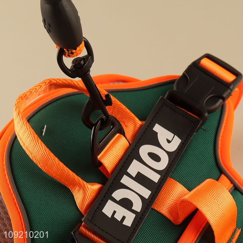 Factory Supply No Pull Breathable Dog Harness and Collar Set