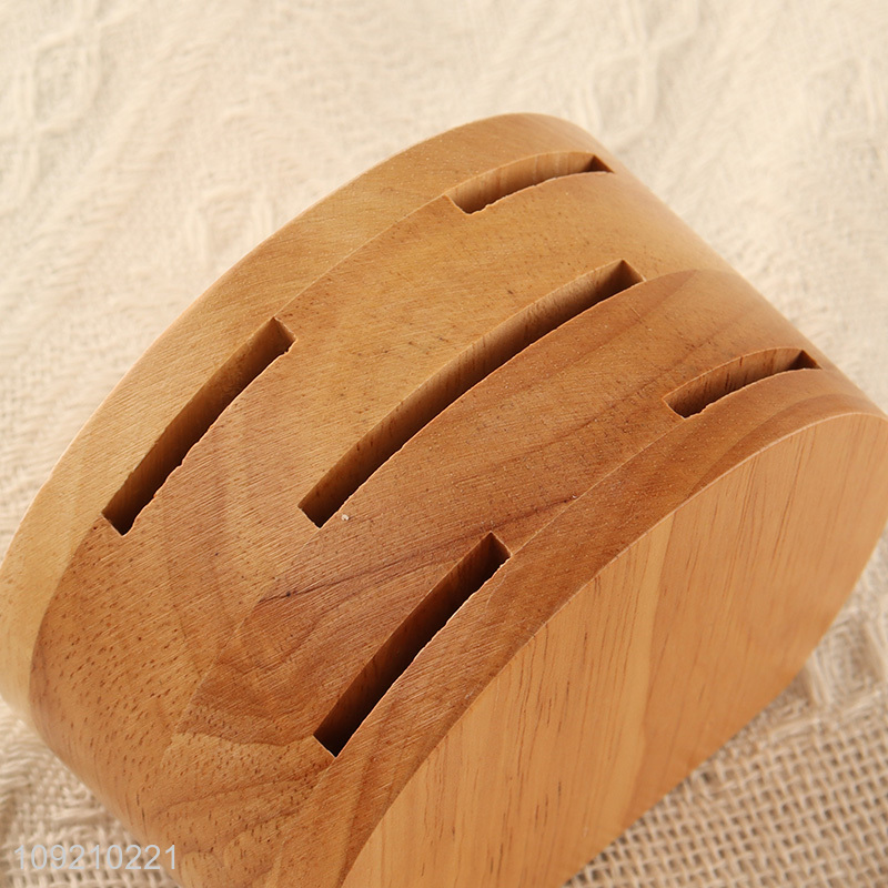 Good Quality 6 Pack Stainless Steel Cheese Knife Set with Wooden Holder