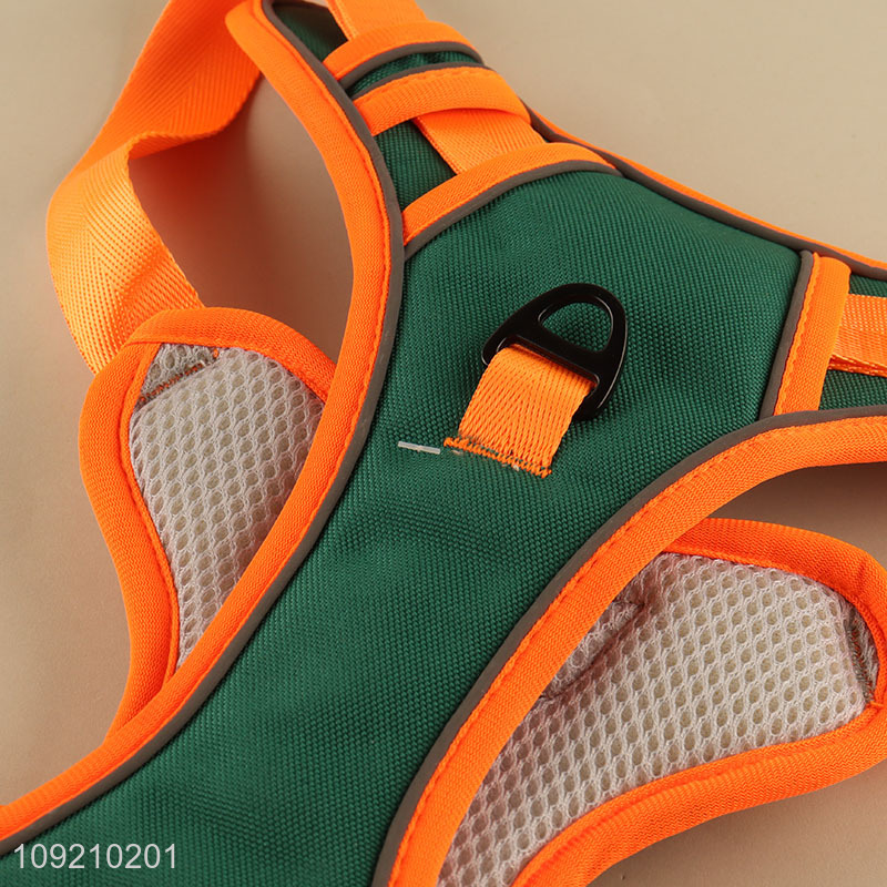 Factory Supply No Pull Breathable Dog Harness and Collar Set