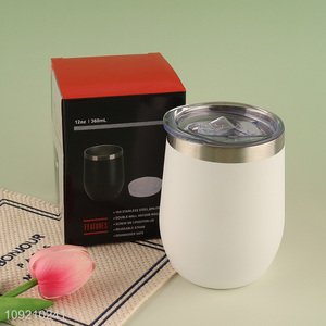 Wholesale 12oz 360mL Custom Logo Double Wall Insulated Coffee Tumbler