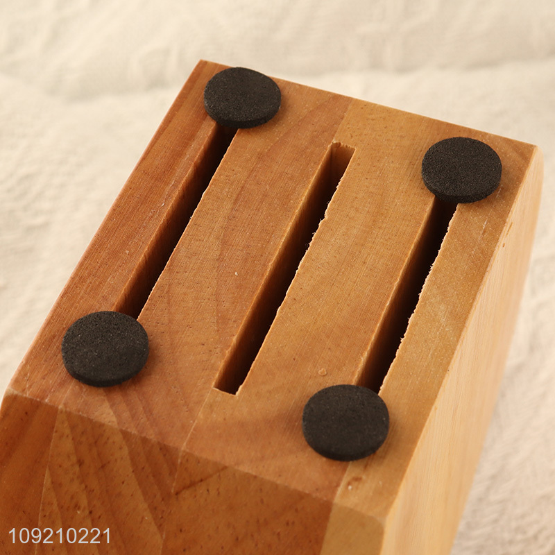 Good Quality 6 Pack Stainless Steel Cheese Knife Set with Wooden Holder