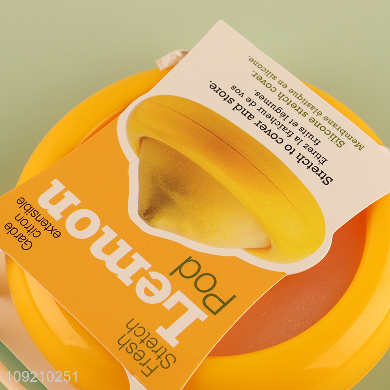 New Product Lemon Storage Container Silicone Food Saver