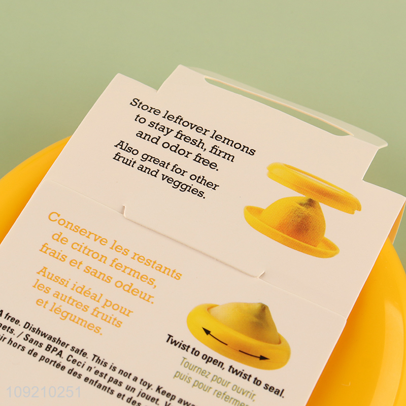 New Product Lemon Storage Container Silicone Food Saver