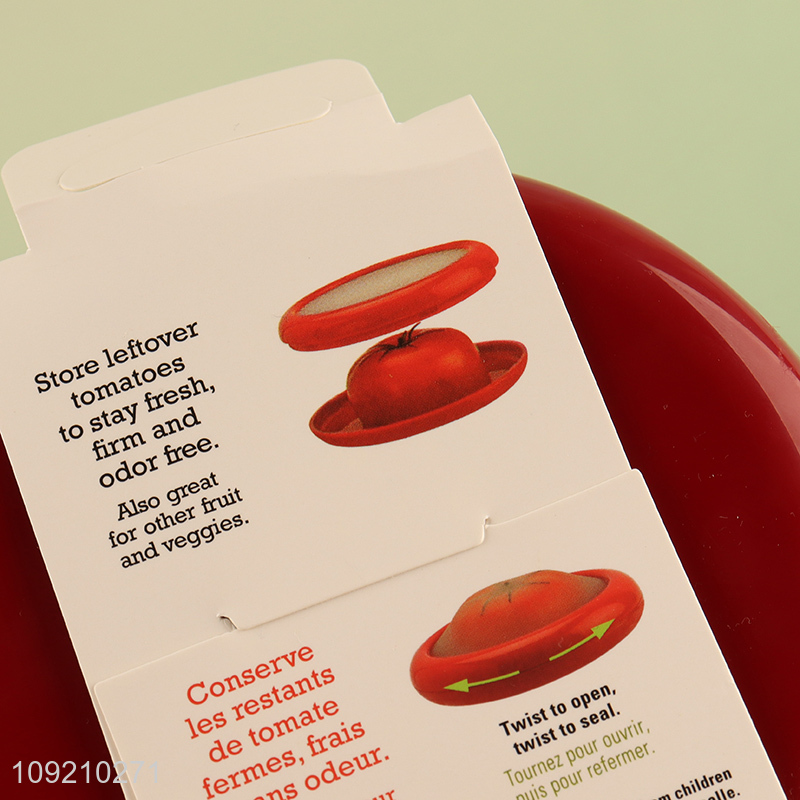 Factory Price Tomato Storage Container Silicone Food Saver