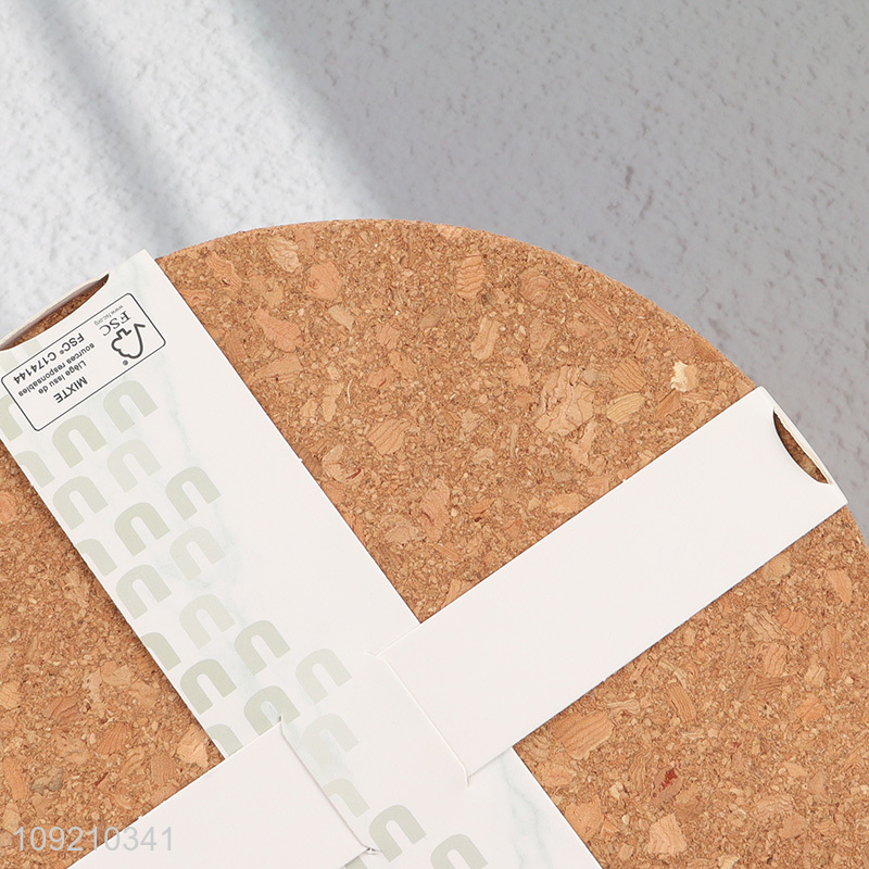 Hot selling home kitchen heat-resistant cork pot mat wholesale