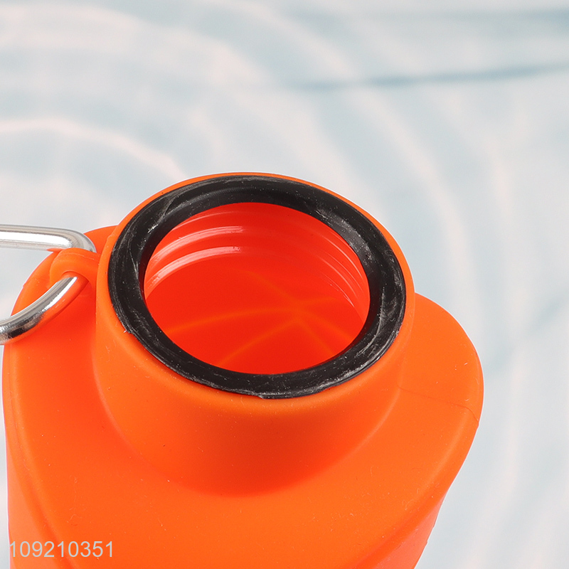 Most popular portable folding silicone water bottle for sale