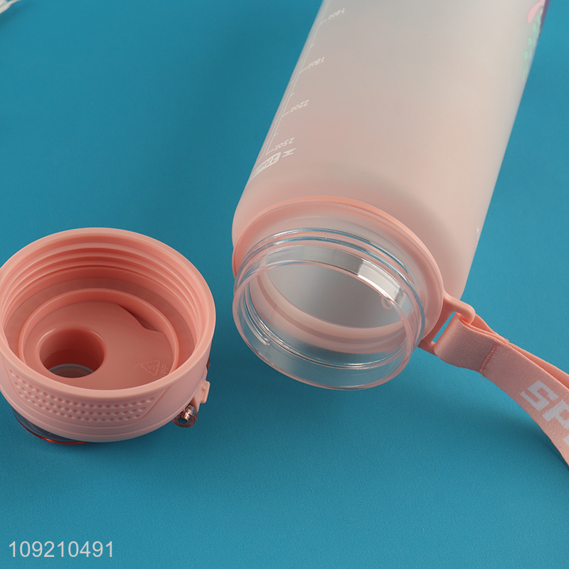 New Product Portable Plastic Sports Water Bottle with Leakproof Lid