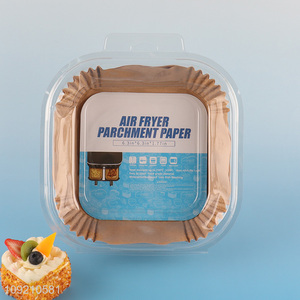 High Quality 50Pcs Disposable Air Fryer Liners Unbleached Parchment Paper