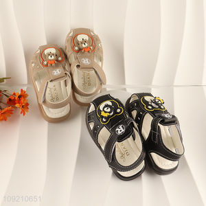 High Quality Baby Toddler Sandals Cute PU Leather Open Toe Sandals