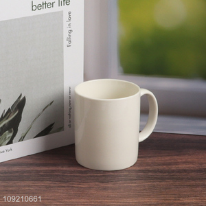 China products 330ml ceramic water cup drinking cup with handle