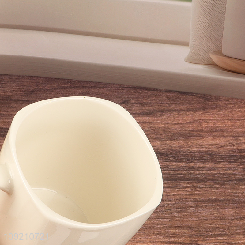 Good selling white 400ml water cup coffee cup drinking cup wholesale