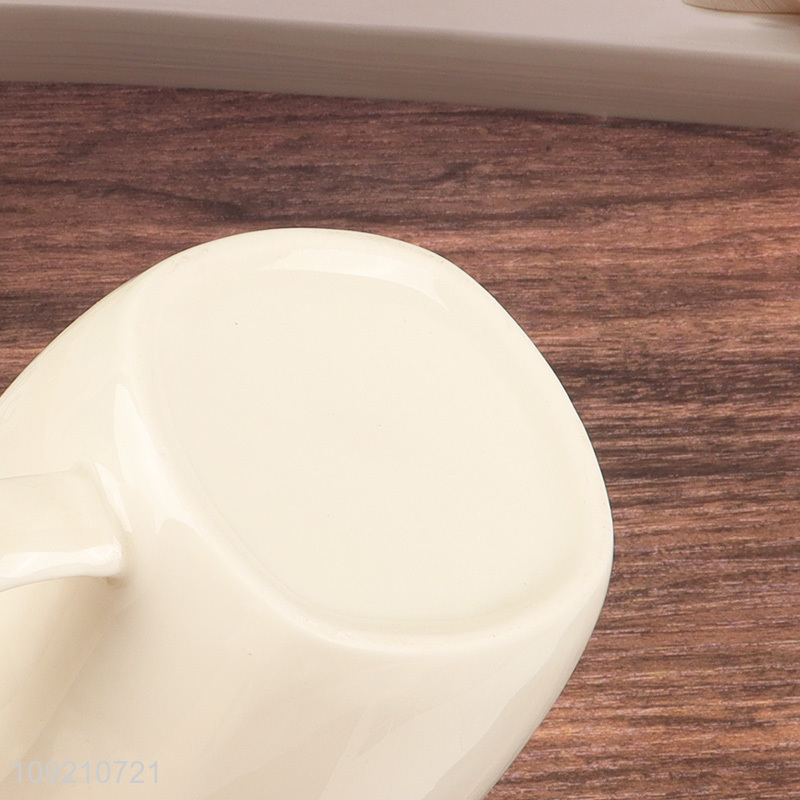 Good selling white 400ml water cup coffee cup drinking cup wholesale