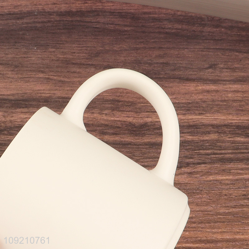 Online wholesale white ceramic matte water cup coffee cup drinking cup