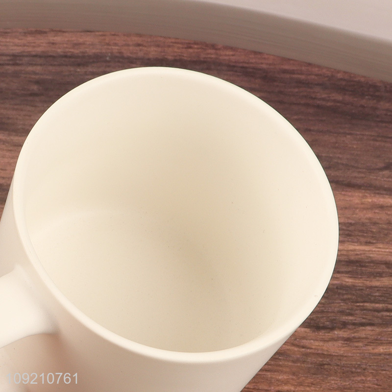Online wholesale white ceramic matte water cup coffee cup drinking cup