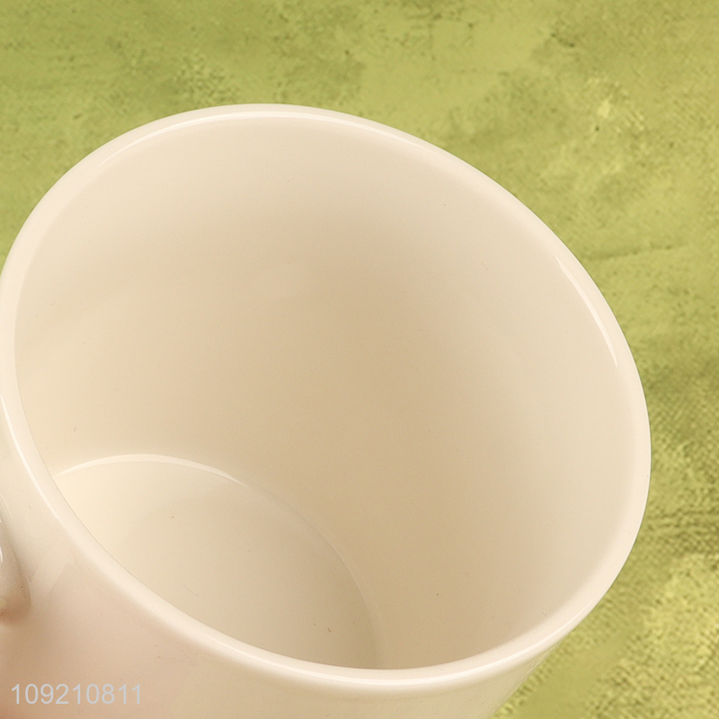 China wholesale 350ml ceramic water cup coffee cup with handle