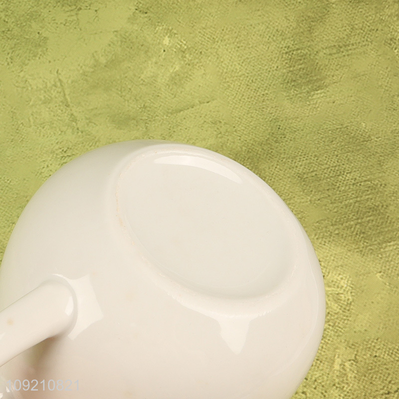 China wholesale ceramic household water cup coffee cup with handle