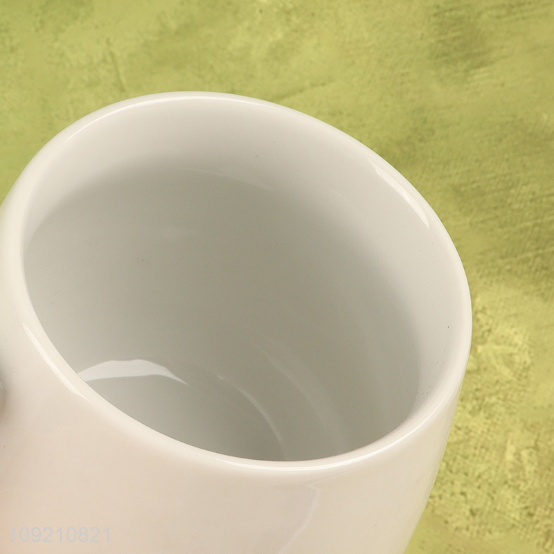 China wholesale ceramic household water cup coffee cup with handle