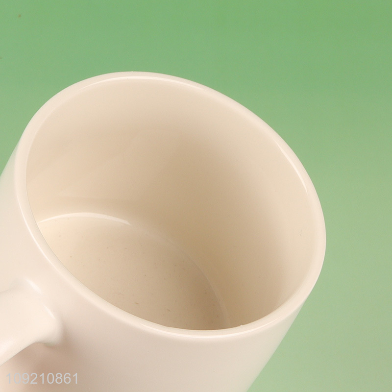 Good quality 300ml ceramic water cup coffee cup water mug with handle
