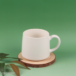 Good quality 300ml ceramic water cup coffee cup water mug with handle