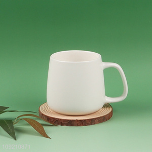 Factory supply ceramic 400ml water cup coffee cup water mug for sale