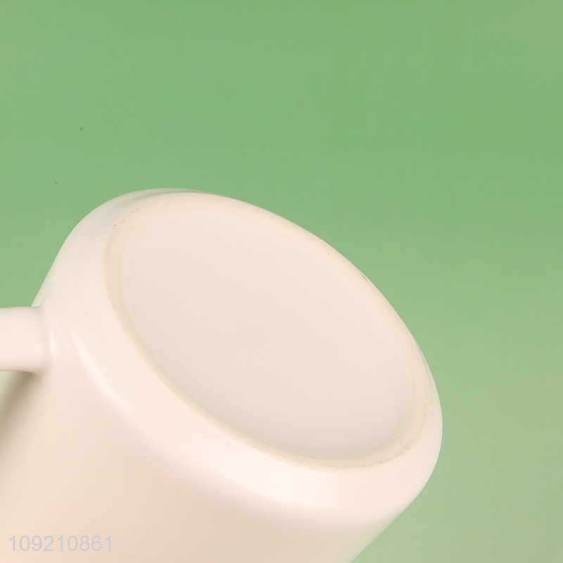 Good quality 300ml ceramic water cup coffee cup water mug with handle