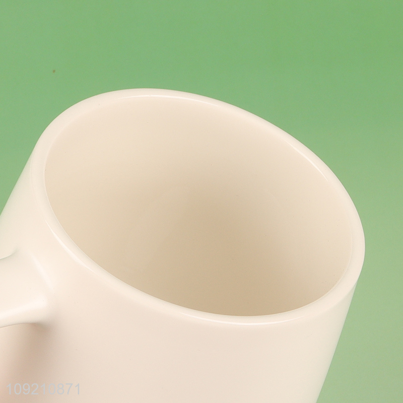Factory supply ceramic 400ml water cup coffee cup water mug for sale