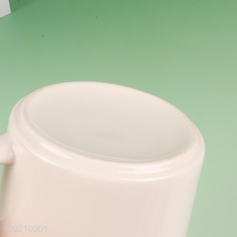 New arrival ceramic 480ml water cup coffee cup water mug with handle