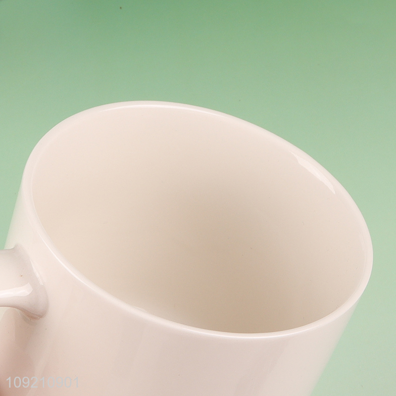 New arrival ceramic 480ml water cup coffee cup water mug with handle