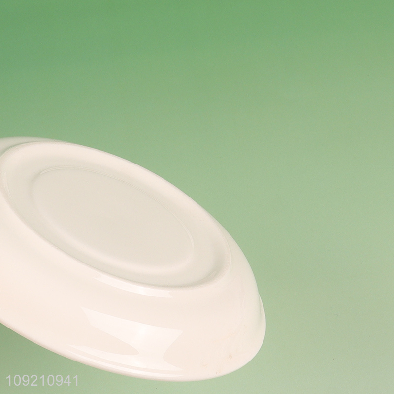 Hot selling ceramic 150ml water cup and saucer set for household