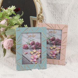 Yiwu market rectangle 4*6inch photo frame picture frame for home decor