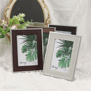 Good selling rectangle home decor 4*6inch photo frame picture frame