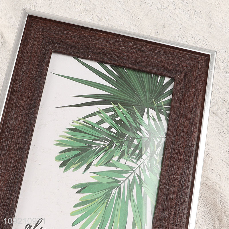 Good selling rectangle home decor 4*6inch photo frame picture frame