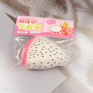 Yiwu market dragon fruit shape tpr squeeze toys vent toys for sale