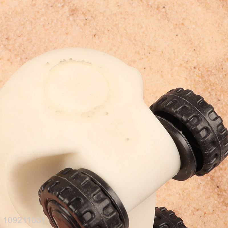 Low price cartoon panda shape soft tpr squeeze toys vent toys