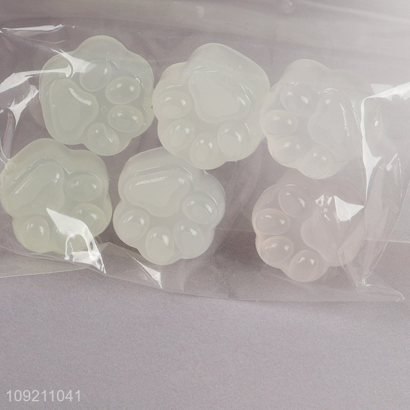 Online wholesale mini cat paw shape tpr squeeze toys vent toys