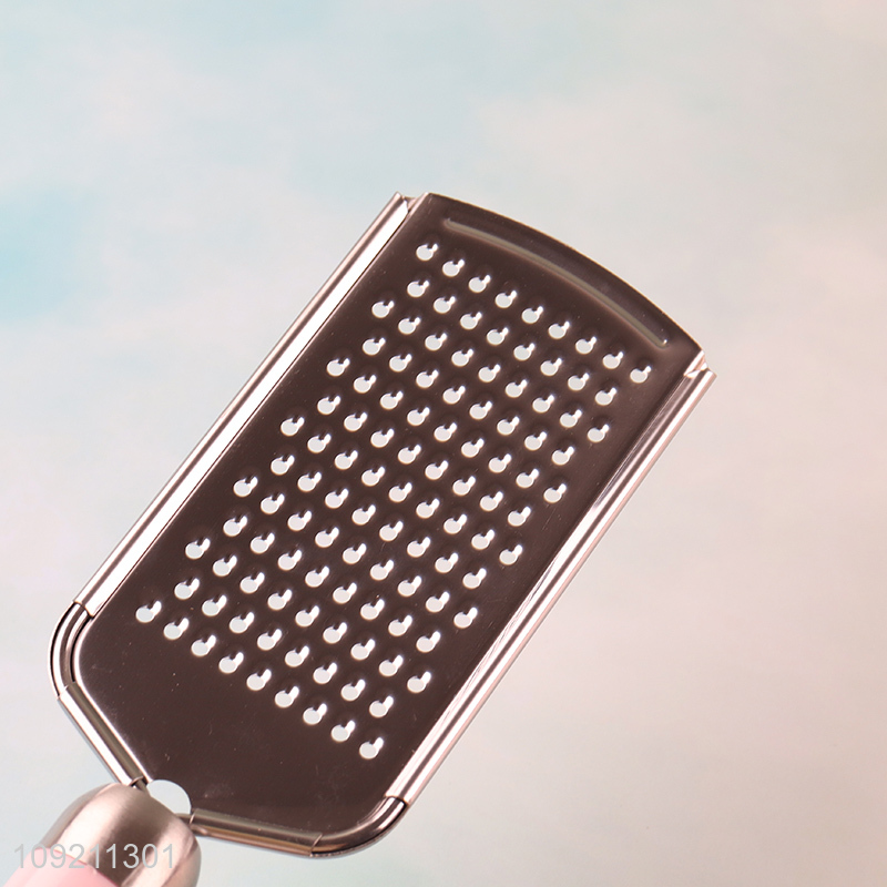 New Product Stainless Steel Cheese Grater Lemon Zester with Handle