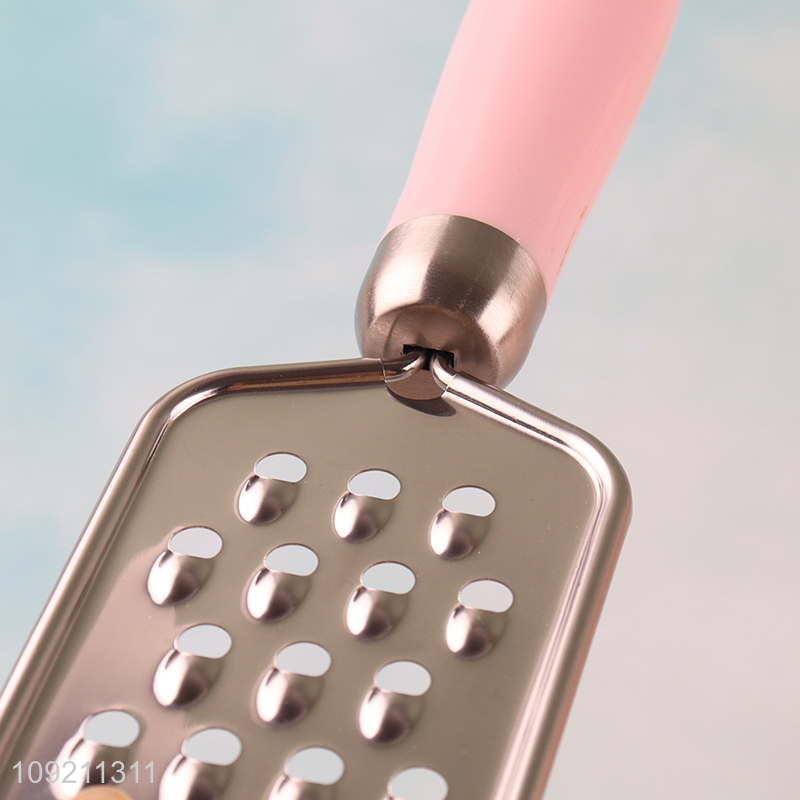 Factory Price Stainless Steel Ginger Potato Grater with Plastic Handle