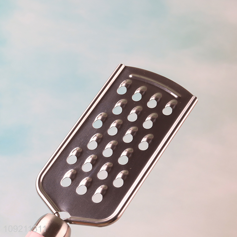 Factory Price Stainless Steel Ginger Potato Grater with Plastic Handle