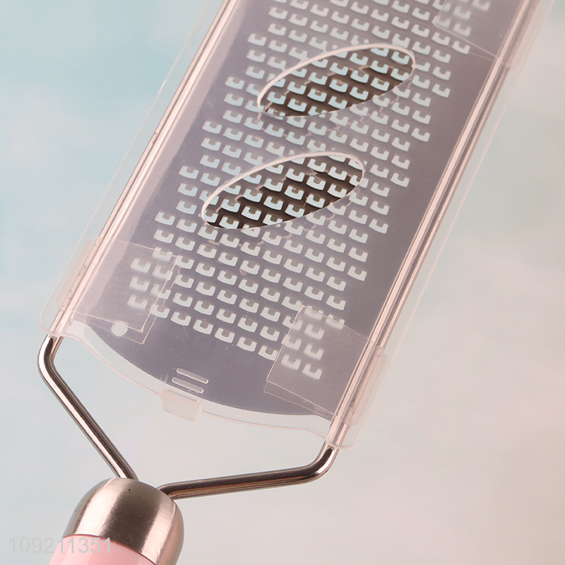 Factory Supply Stainless Steel Cheese Grater Lemon Zester for Kitchen