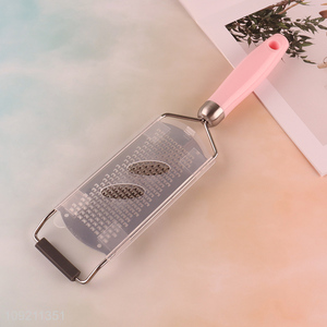 Factory Supply Stainless Steel Cheese Grater Lemon Zester for Kitchen