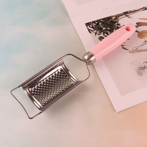 Wholesale Stainless Steel Curved Cheese Grater Chocolate Grater Lemon Zester