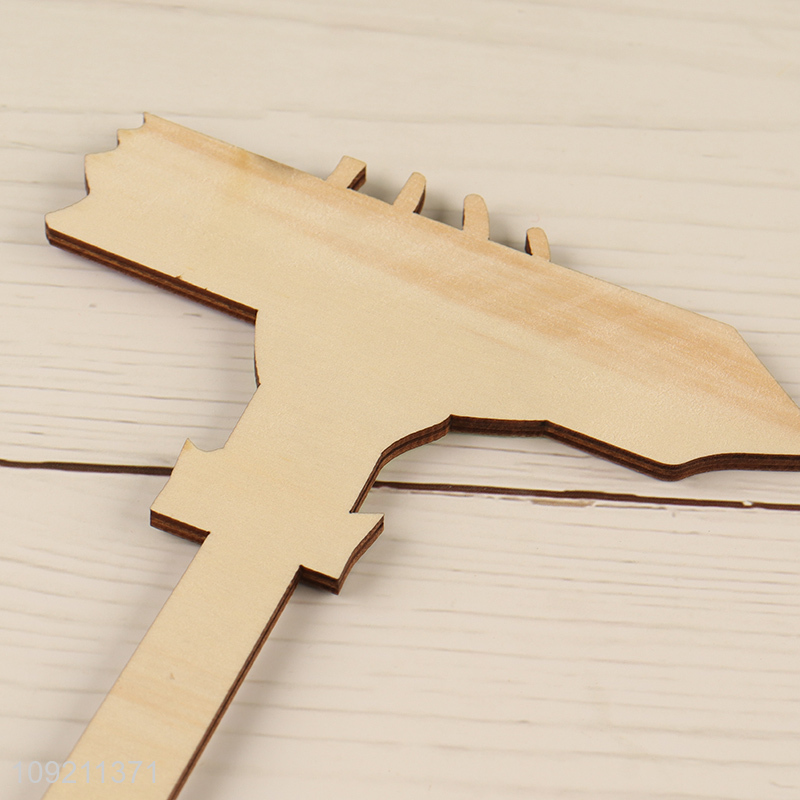 New Product 3 Pieces Halloween Signs Wooden Yard Stakes Outdoor Lawn Decor