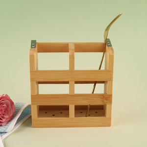 New Arrival Natural Bamboo Cutlery Holder Utensils Holder Chopsticks Holder