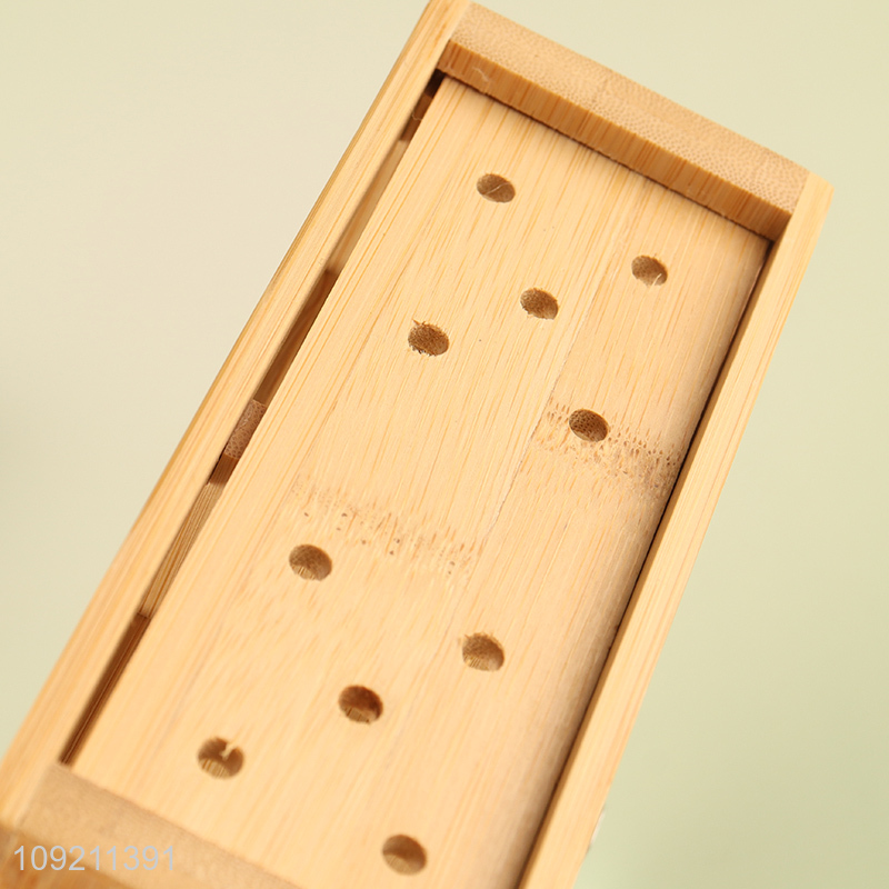 New Arrival Natural Bamboo Cutlery Holder Utensils Holder Chopsticks Holder