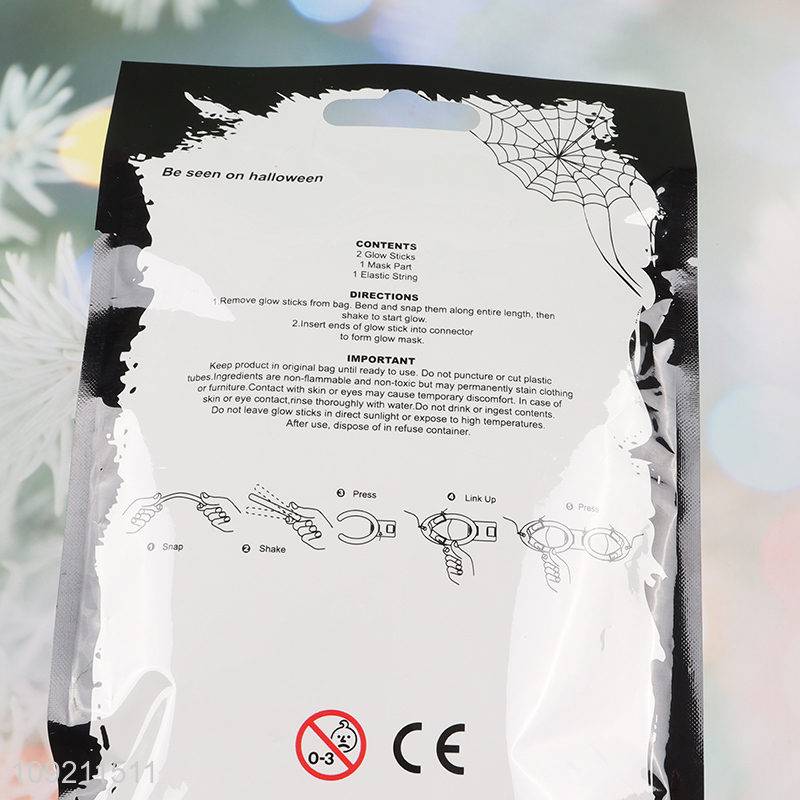 Most popular Halloween supplies party glow mask for children