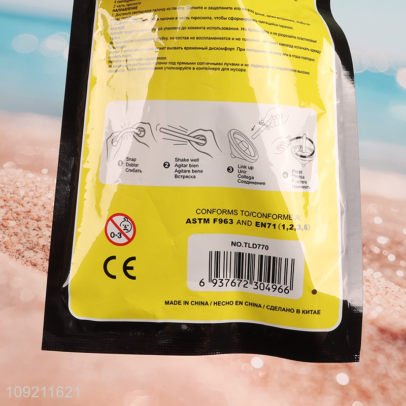 Good selling funny children party games glow gyro toys