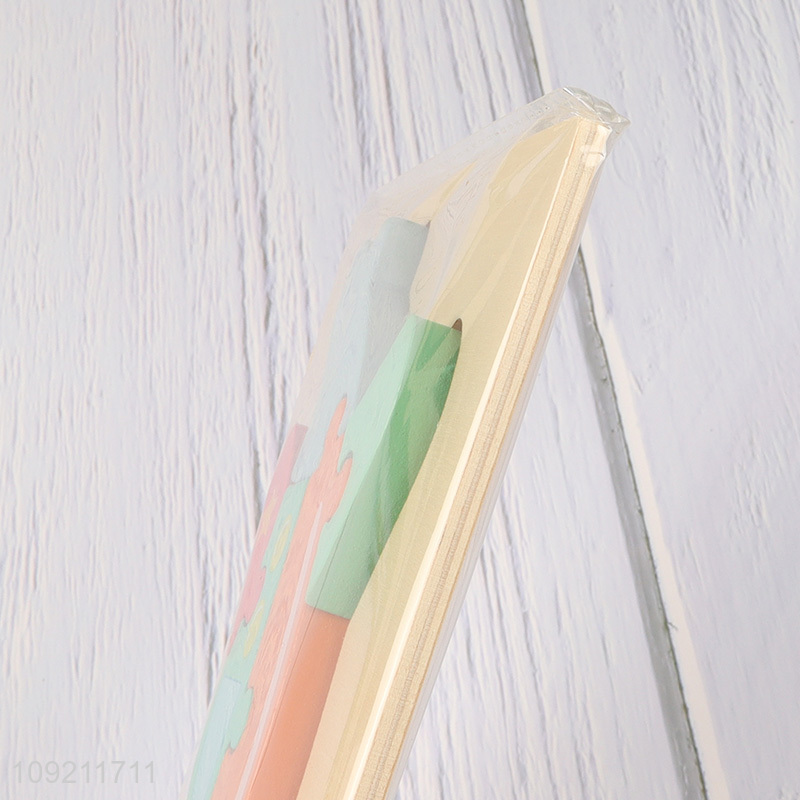 Good price plane shape children wooden puzzle toys educational toys