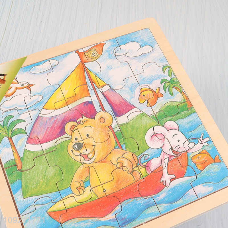 Best selling kids wooden puzzle toys educational toys wholesale