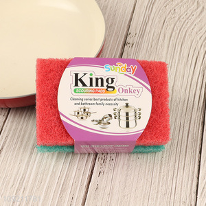 China products 2pcs kitchen dish washing <em>scouring</em> <em>pad</em> set for home